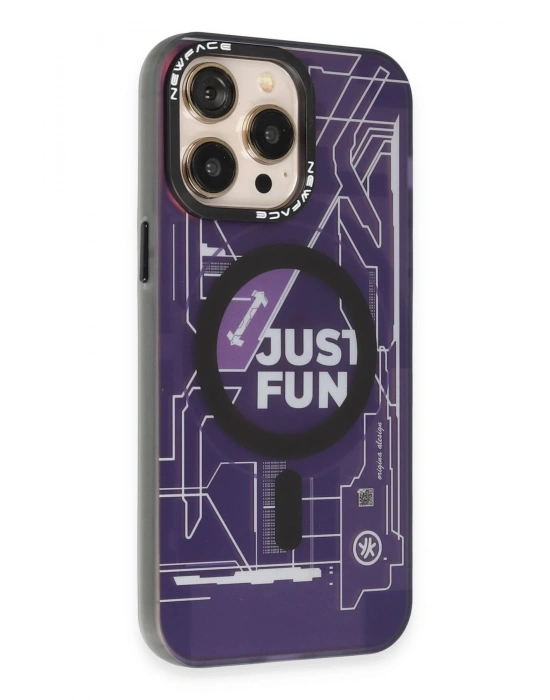 Newface iPhone 14 Pro Kılıf Venüs Magneticsafe Desenli Kapak - Venüs - 1