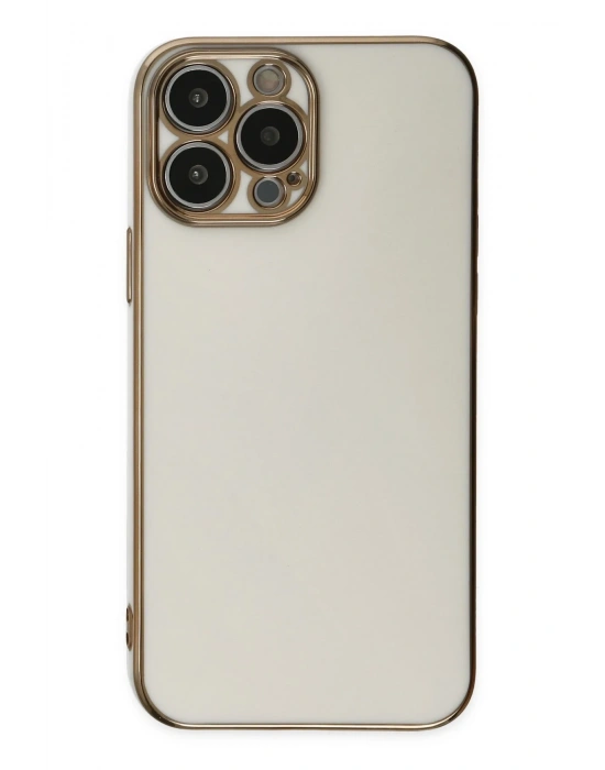 Newface iPhone 14 Pro Kılıf Volet Silikon - Beyaz