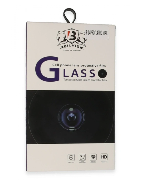 Newface iPhone 14 Pro Max Bilvis Titan Kamera Lens - Siyah