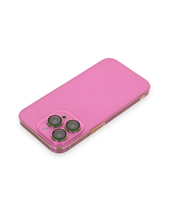 Newface iPhone 14 Pro Max Kılıf Armada Lensli Kapak - Pembe