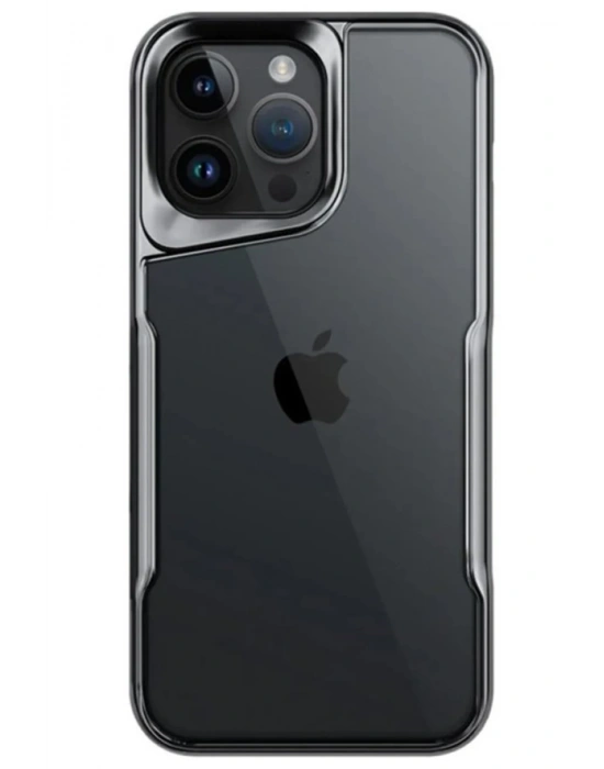 Newface iPhone 14 Pro Max Kılıf Boyi Silikon Kapak - Titan Gri