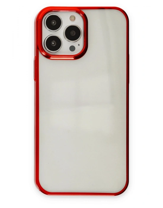 Newface iPhone 14 Pro Max Kılıf Element Silikon - Kırmızı