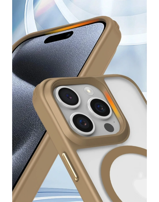 Newface iPhone 14 Pro Max Kılıf Enka Magsafe Silikon Kılıf - Siyah