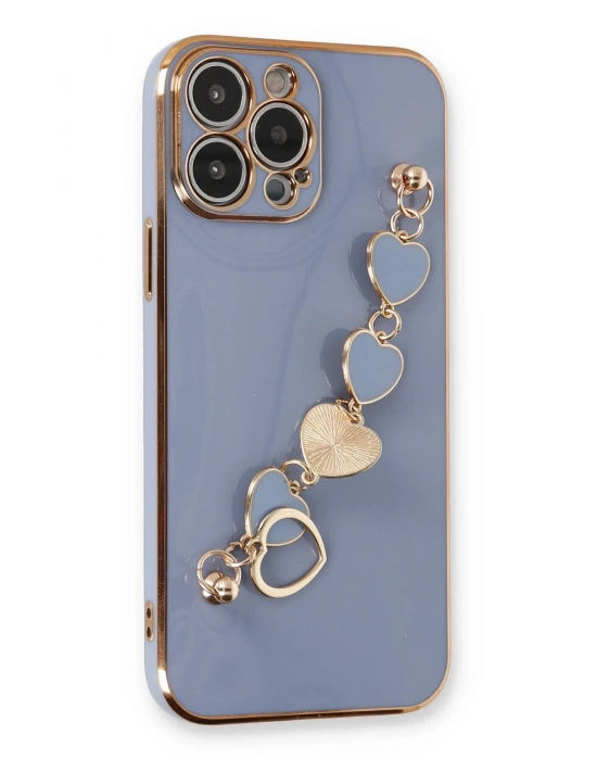 Newface iPhone 14 Pro Max Kılıf Esila Silikon - Gri