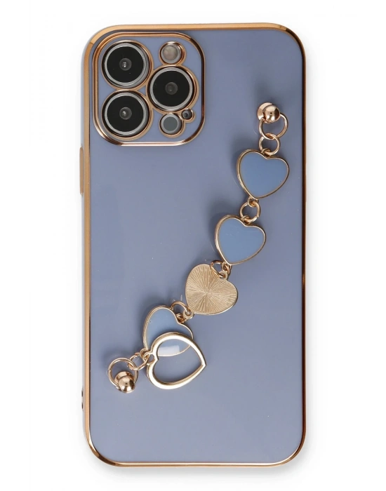 Newface iPhone 14 Pro Max Kılıf Esila Silikon - Gri