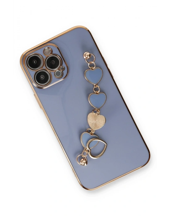 Newface iPhone 14 Pro Max Kılıf Esila Silikon - Gri