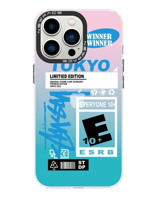 Newface iPhone 14 Pro Max Kılıf Estoril Desenli Kapak - Estoril - 1