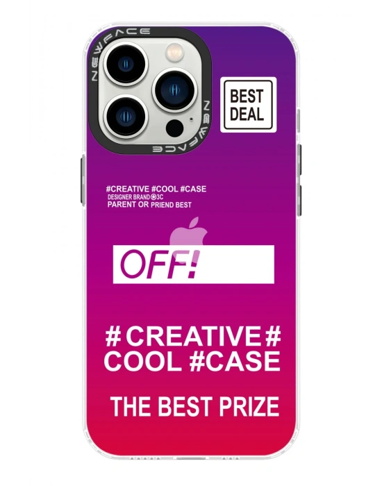 Newface iPhone 14 Pro Max Kılıf Estoril Desenli Kapak - Estoril - 9