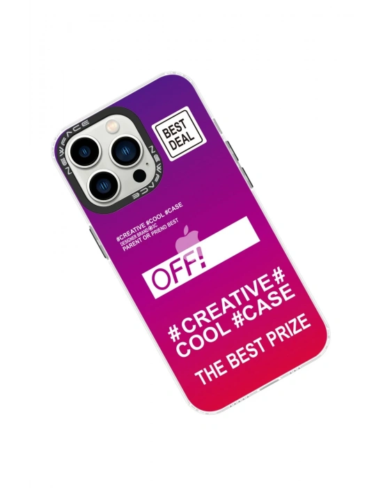 Newface iPhone 14 Pro Max Kılıf Estoril Desenli Kapak - Estoril - 9