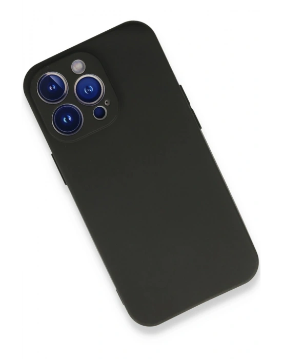 Newface iPhone 14 Pro Max Kılıf First Silikon - Siyah