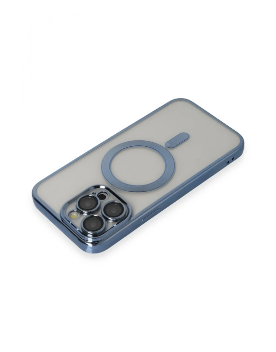 Newface iPhone 14 Pro Max Kılıf Kross Magneticsafe Kapak - Sierra Blue