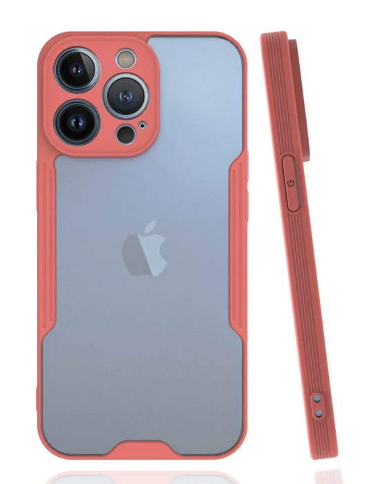 Newface iPhone 14 Pro Max Kılıf Platin Silikon - Pembe