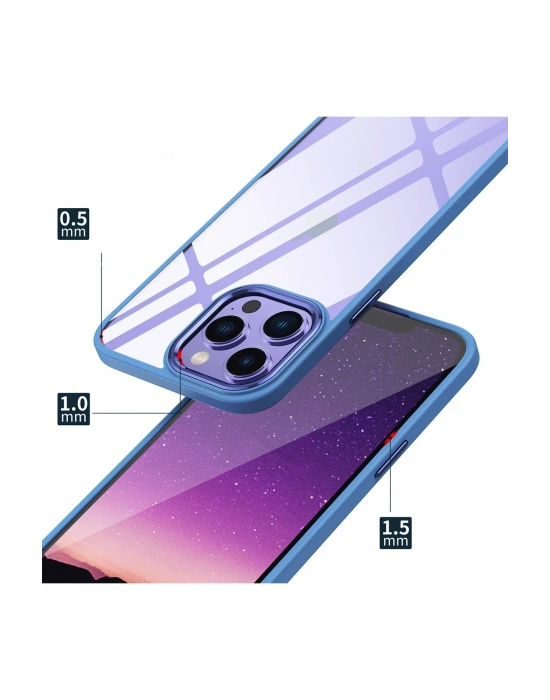 Newface iPhone 14 Pro Max Kılıf Power Silikon - Siyah