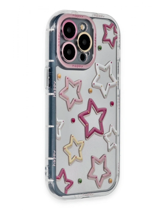 Newface iPhone 14 Pro Max Kılıf Reflexion Desenli Kapak - Desen 3