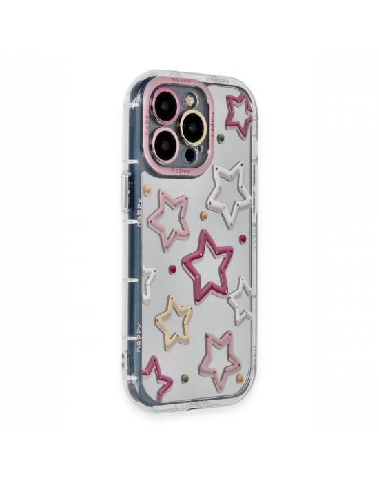 Newface iPhone 14 Pro Max Kılıf Reflexion Desenli Kapak - Desen 3