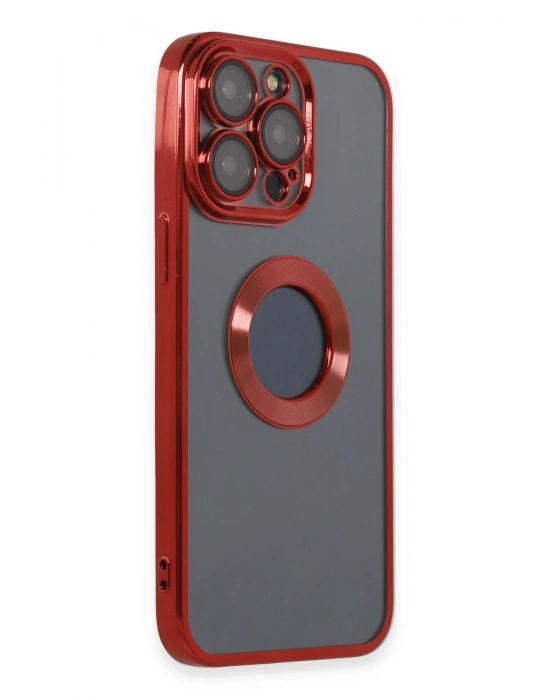 Newface iPhone 14 Pro Max Kılıf Slot Silikon - Kırmızı