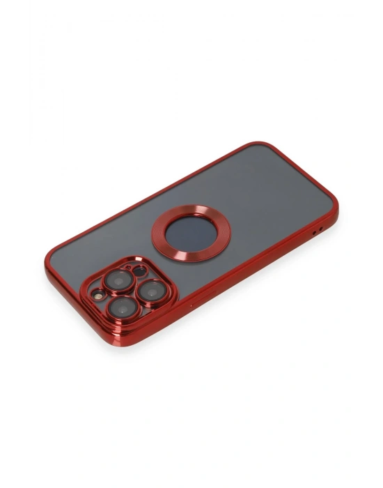 Newface iPhone 14 Pro Max Kılıf Slot Silikon - Kırmızı