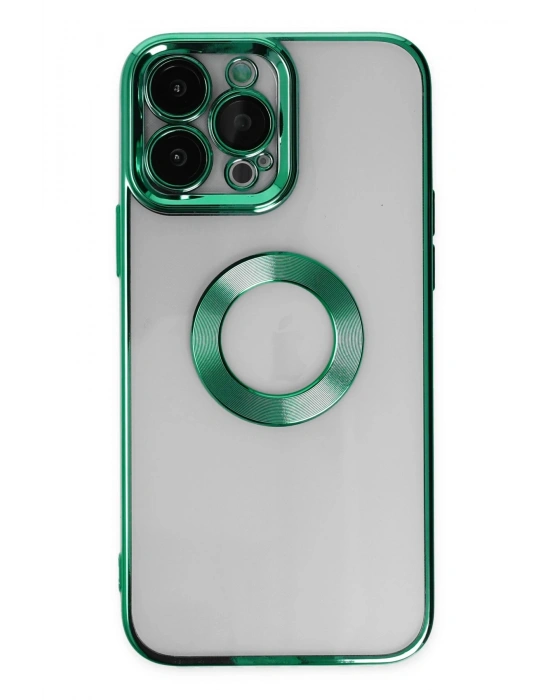 Newface iPhone 14 Pro Max Kılıf Slot Silikon - Köknar Yeşili