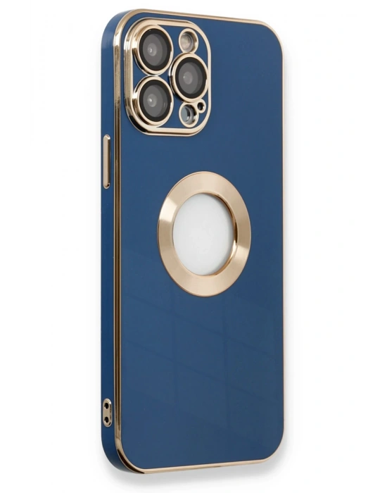 Newface iPhone 14 Pro Max Kılıf Store Silikon - Mavi