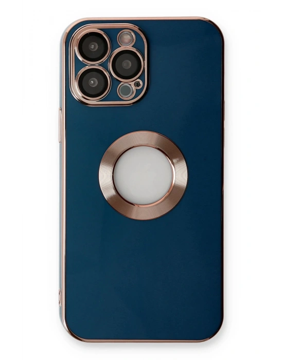 Newface iPhone 14 Pro Max Kılıf Store Silikon - Mavi