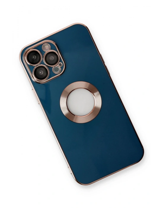 Newface iPhone 14 Pro Max Kılıf Store Silikon - Mavi