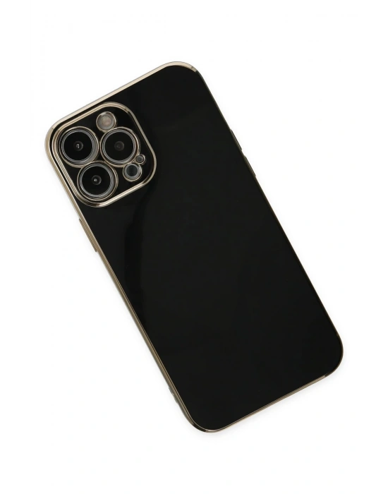 Newface iPhone 14 Pro Max Kılıf Volet Silikon - Siyah