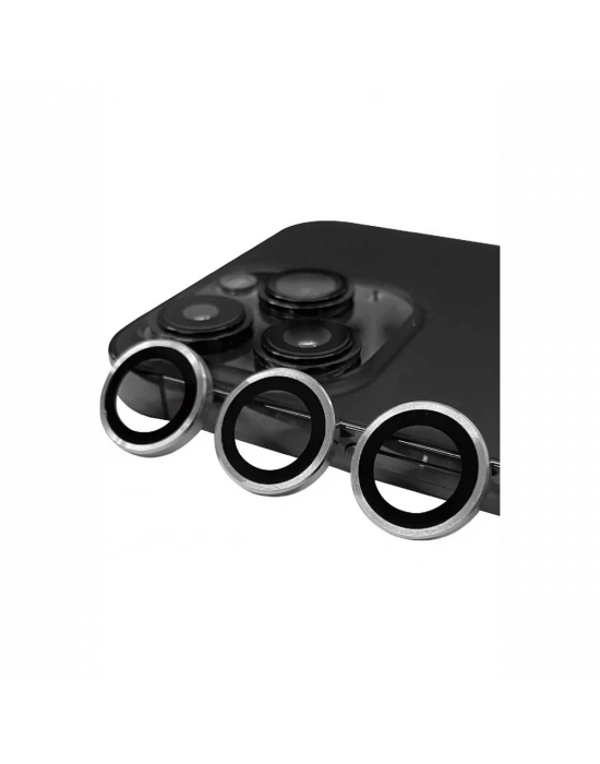 Newface iPhone 14 Pro Max Raze Metal Kamera Lens - Gümüş