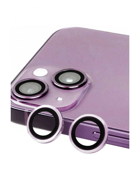 Newface iPhone 14 Raze Metal Kamera Lens - Mor