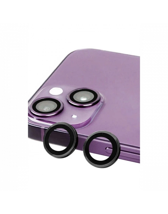 Newface iPhone 14 Raze Metal Kamera Lens - Siyah