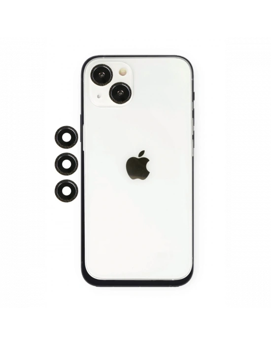 Newface iPhone 14 Shine Kamera Lens - Siyah