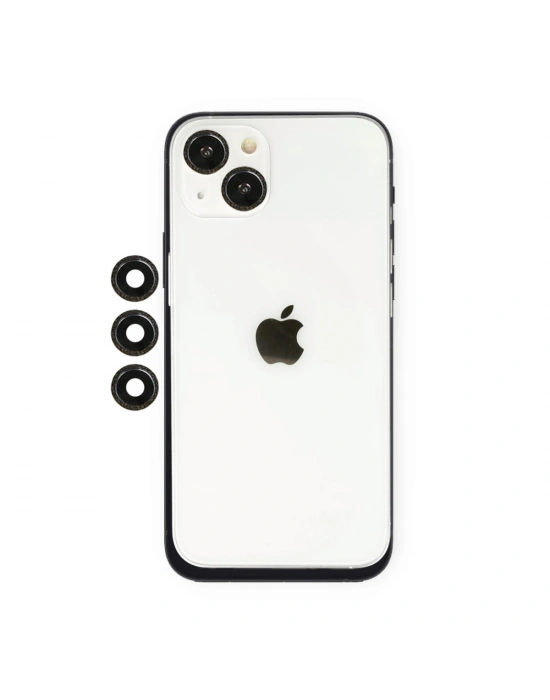 Newface iPhone 14 Shine Kamera Lens - Siyah