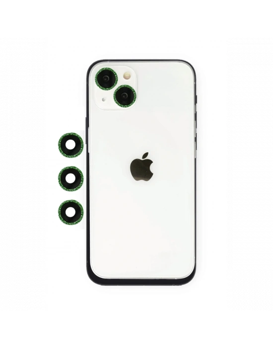Newface iPhone 14 Shine Kamera Lens - Yeşil