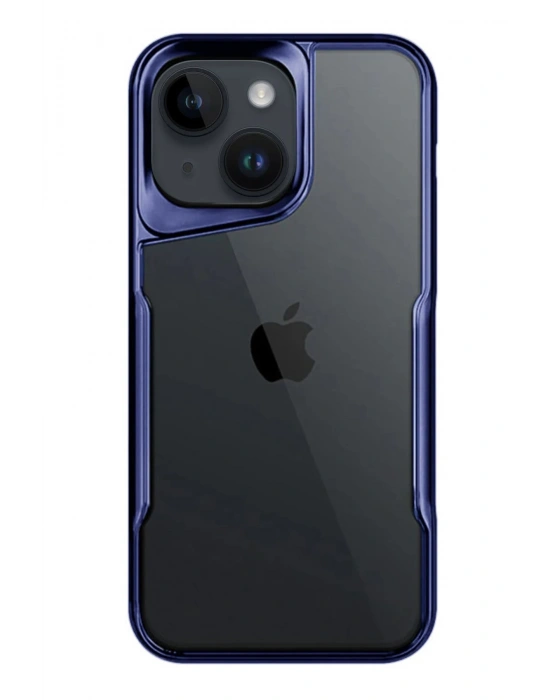 Newface iPhone 15 Kılıf Boyi Silikon Kapak - Lacivert