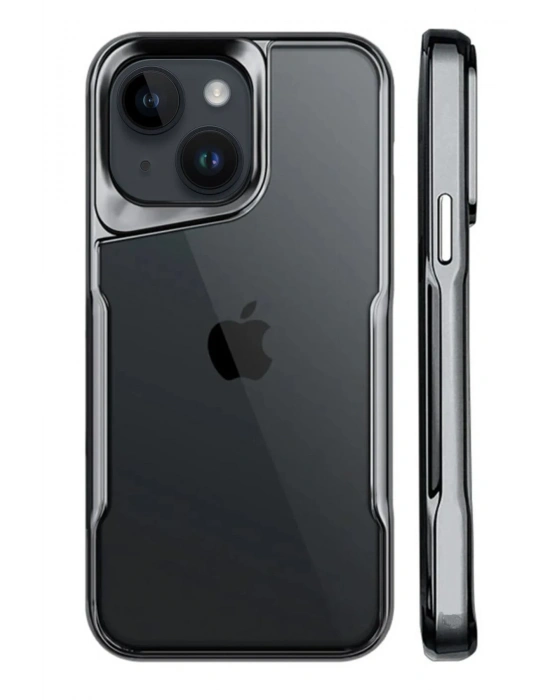 Newface iPhone 15 Kılıf Boyi Silikon Kapak - Titan Gri