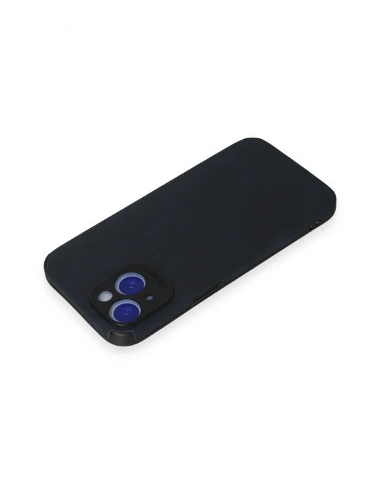 Newface iPhone 15 Kılıf Loop Deri Silikon - Lacivert