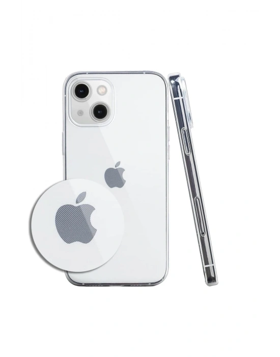 Newface iPhone 15 Kılıf Lüx Şeffaf Silikon