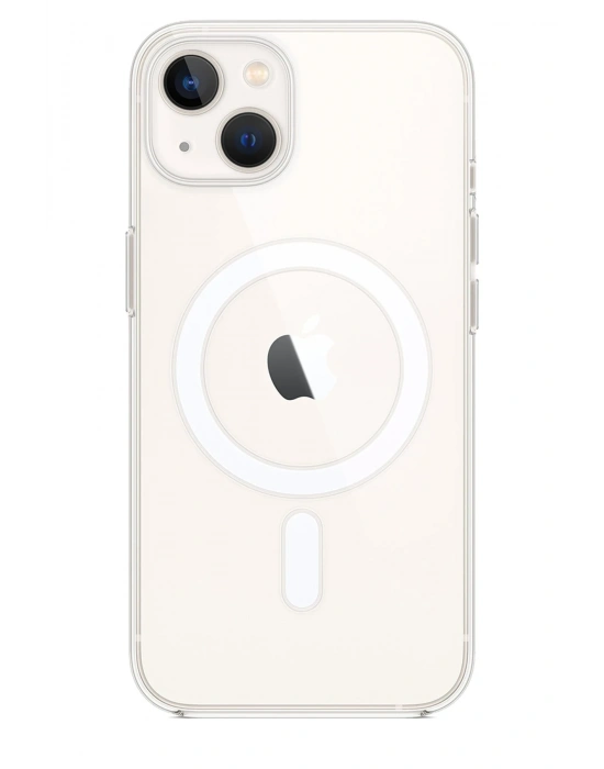 Newface iPhone 15 Kılıf Pc Real Magsafe Kapak - Şeffaf