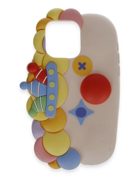 Newface iPhone 15 Kılıf Poky Karakter Silikon Kapak - Desen 7