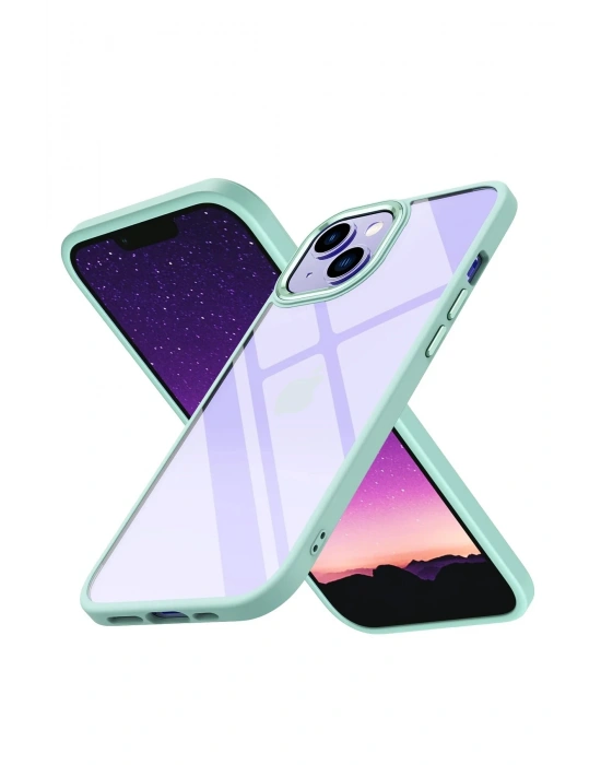 Newface iPhone 15 Kılıf Power Silikon - Yeşil