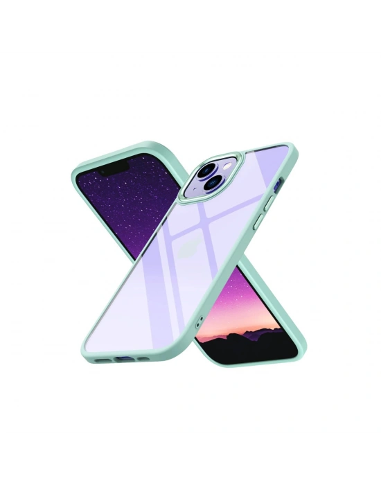 Newface iPhone 15 Kılıf Power Silikon - Yeşil