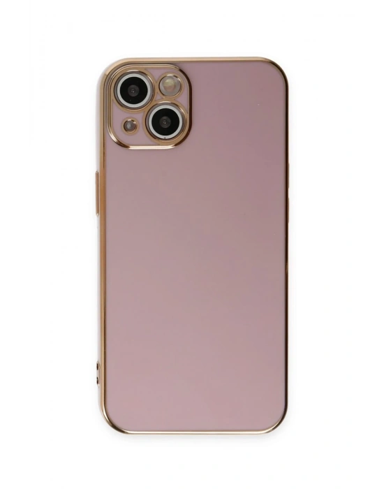 Newface iPhone 15 Kılıf Volet Silikon - Mor