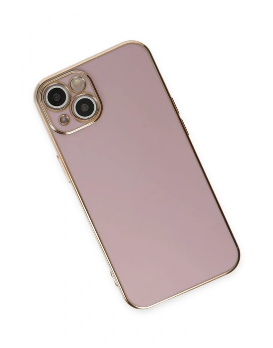 Newface iPhone 15 Kılıf Volet Silikon - Mor