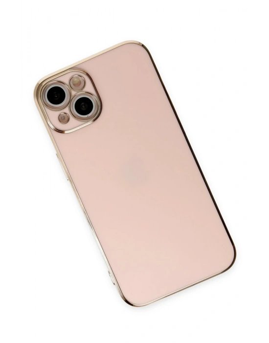 Newface iPhone 15 Kılıf Volet Silikon - Pembe