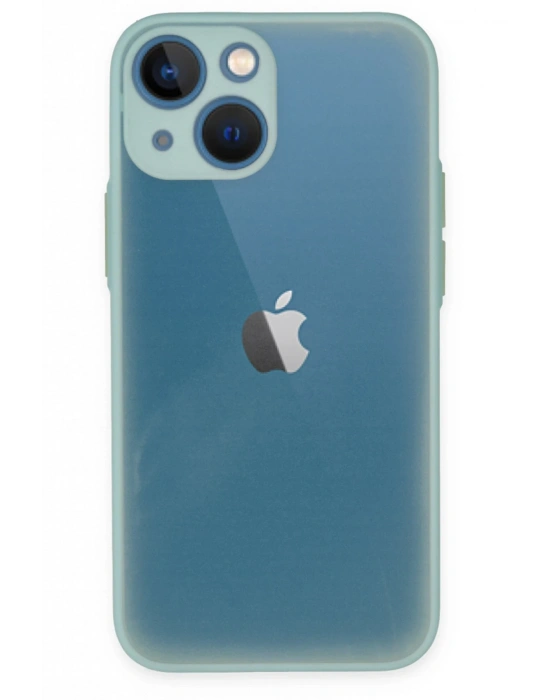 Newface iPhone 15 Plus Kılıf Montreal Silikon Kapak - Açık Yeşil