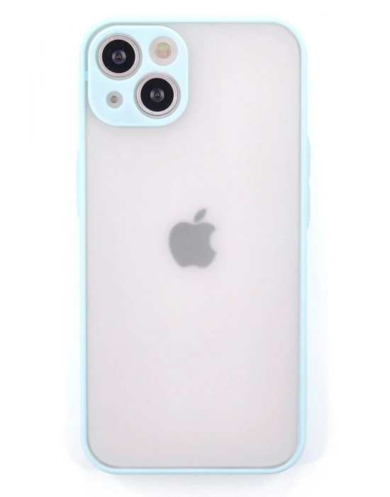 Newface iPhone 15 Plus Kılıf Montreal Silikon Kapak - Turkuaz