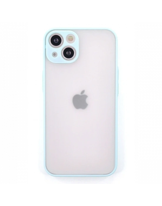 Newface iPhone 15 Plus Kılıf Montreal Silikon Kapak - Turkuaz