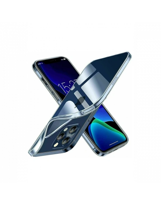 Newface iPhone 15 Pro Kılıf Lüx Şeffaf Silikon