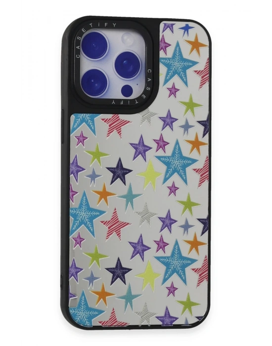 Newface iPhone 15 Pro Kılıf Mirror Desenli Kapak - Mirror - 18
