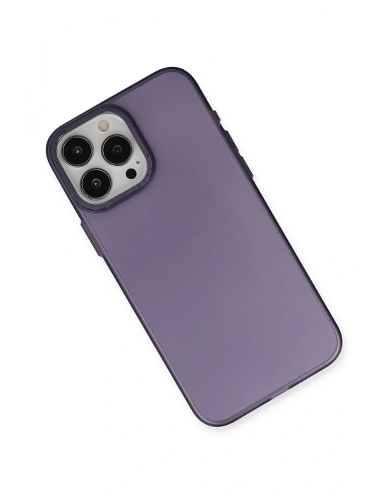 Newface iPhone 15 Pro Kılıf Modos Metal Kapak - Derin Mor