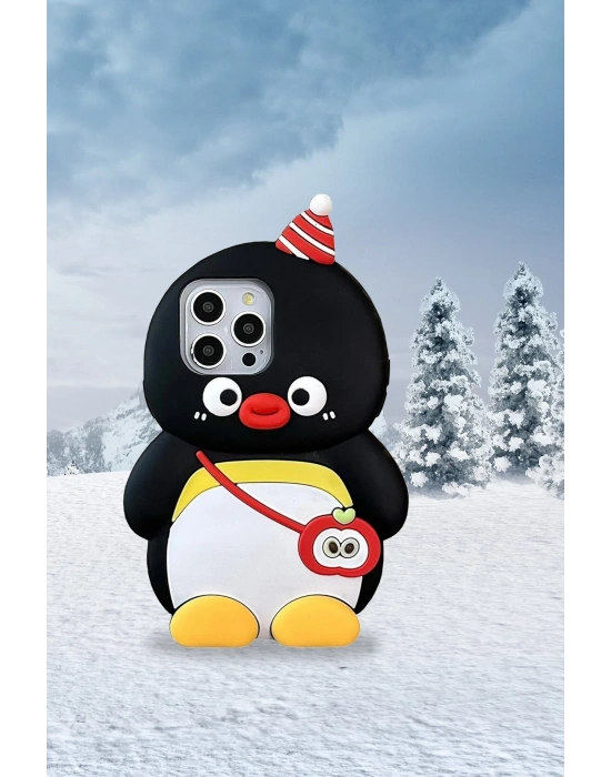 Newface iPhone 15 Pro Kılıf Poky Karakter Silikon Kapak - Desen 12